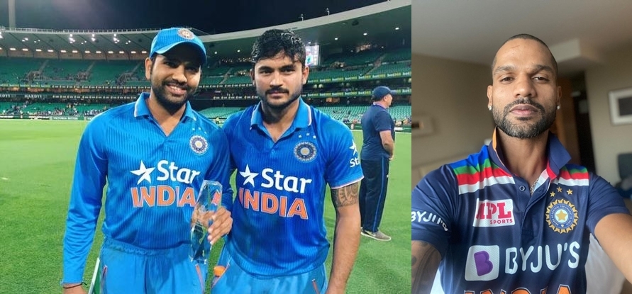 धवन ने शेयर की सीमित ओवरों के लिए टीम इंडिया की नई जर्सी