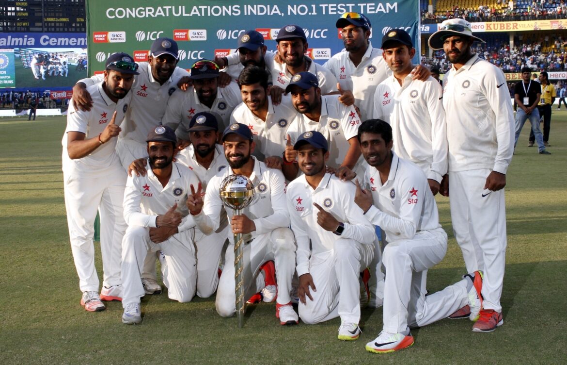 आईसीसी टेस्ट चैम्पियनशिप में भारत दूसरे स्थान पर कायम