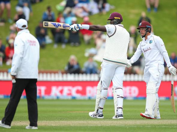 वेलिंग्टन टेस्ट: होल्डर की फिफ्टी, न्यूजीलैंड की जीत को टाला