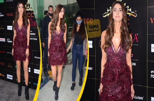 फेमिना मिस इंडिया 2020: पर्पल शॉर्ट ड्रेस में वाणी कपूर का बोल्ड अंदाज, एक्ट्रेस के लुक पर अटकी फैंस की निगाहें