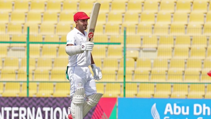 टेस्ट में अफगानिस्तान के लिए दोहरा शतक बनाने वाले पहले बल्लेबाज बने शाहिदी