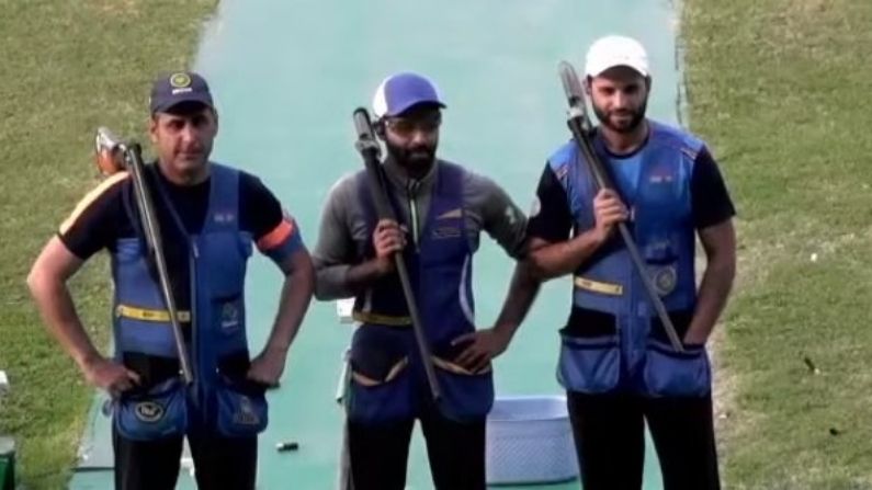 शूटिंग विश्व कप : भारत ने पुरुष टीम स्कीट इवेंट में जीता स्वर्ण