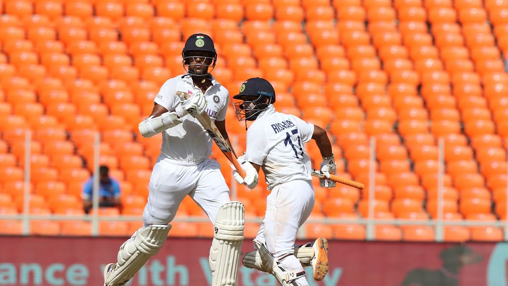 अहमदाबाद टेस्ट : पंत और सुंदर ने भारत को मजबूत स्थिति में पहुंचाया