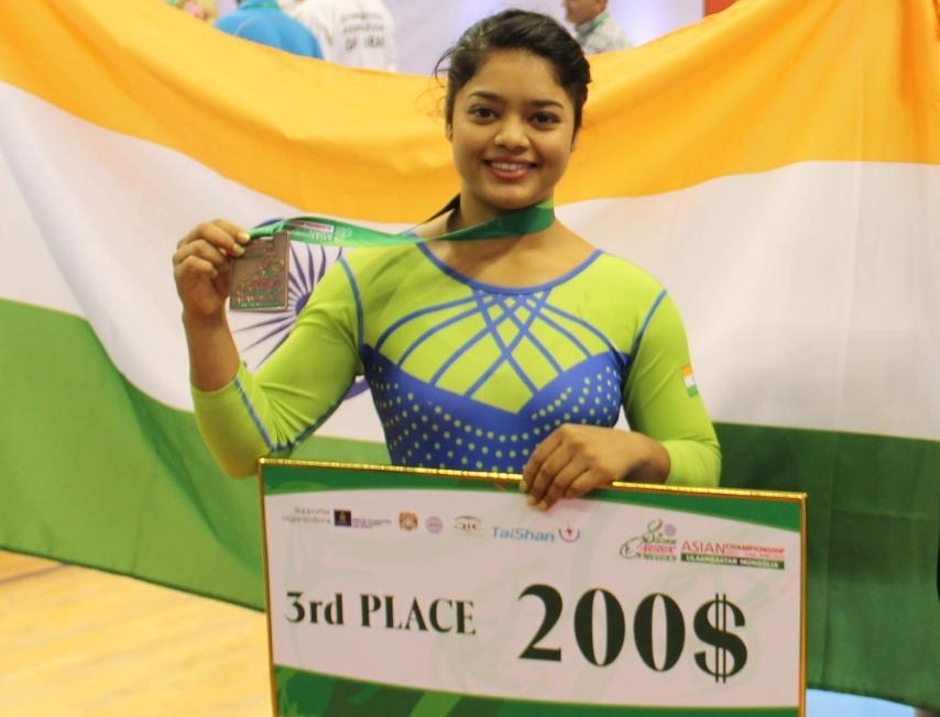 भारत की महिला जिमनास्ट प्रणति नायक को मिलेगा ओलंपिक कोटा