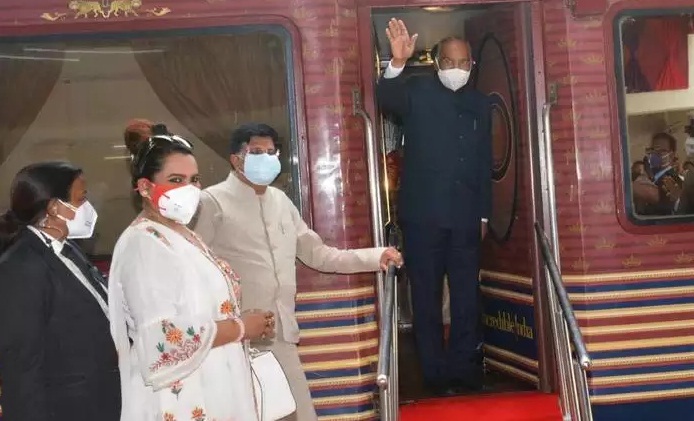 राष्ट्रपति का कानपुर दौरा: प्रेसिडेंट दिल्ली से कानपुर के लिए रवाना, अलीगढ़ स्टेशन से 10 सेकेंड में गुजरी ट्रेन