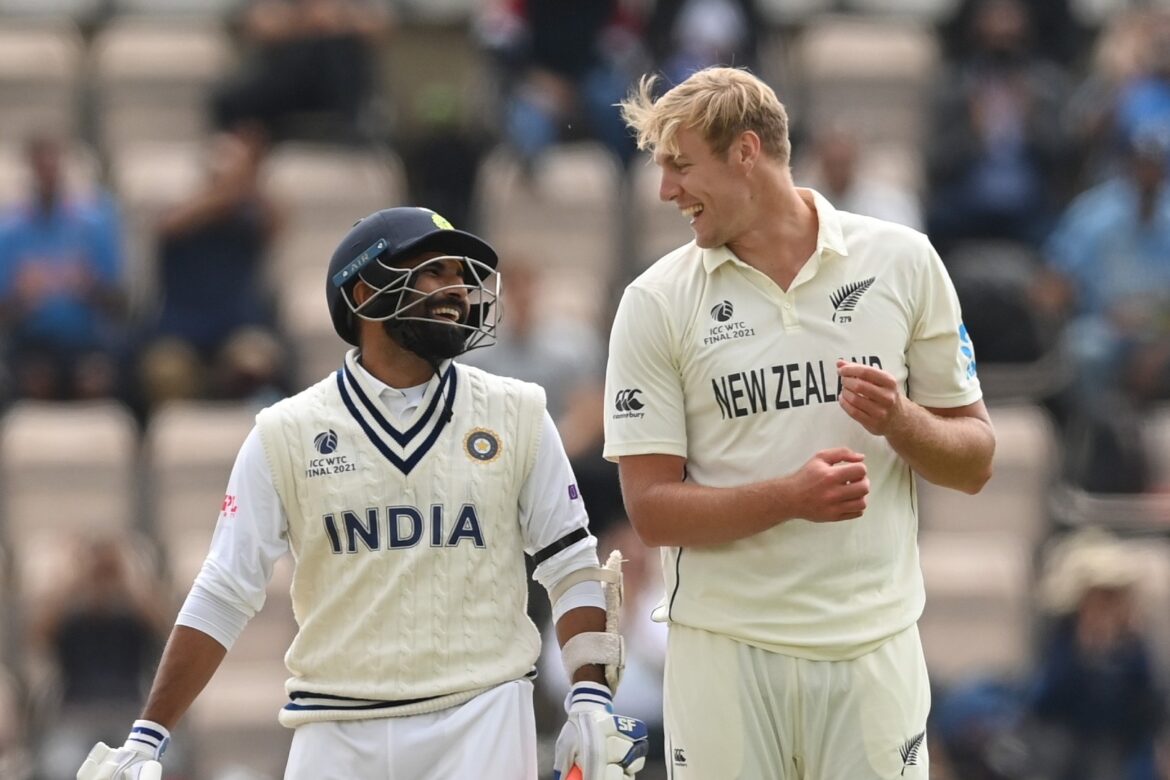 डब्ल्यूटीसी फाइनल : जैमिसन ने झटके 5 विकेट, भारत की पहली पारी 217 रन पर सिमटी