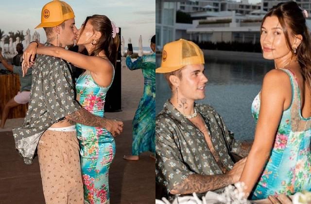 बीच किनारे पत्नी हैली संग रोमांटिक हुए जस्टिन बीबर, कपल की ‘LIP KISS’ करते हुए वायरल हुई तस्वीर