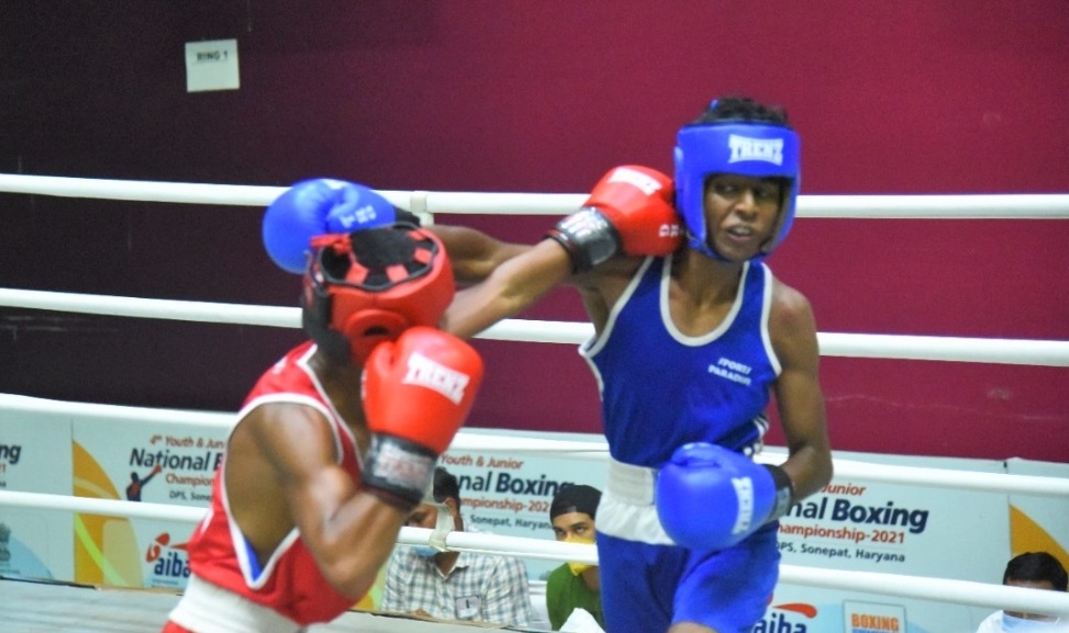 खेलो इंडिया चैंपियन माही नेशनल बॉक्सिंग चैंपियनशिप के क्वार्टर फाइनल में