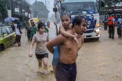 फिलीपींस में मानसूनी बारिश के कारण 3 की मौत, 5 घायल