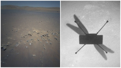 मंगल ग्रह पर इतिहास बनाने वाली उड़ानों के लिए नासा का इनजेनिटी मार्स हेलीकॉप्टर सम्मानित