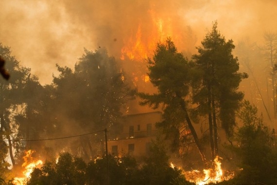 फ्रांस के जंगल में भीषण आग के कारण दो की मौत