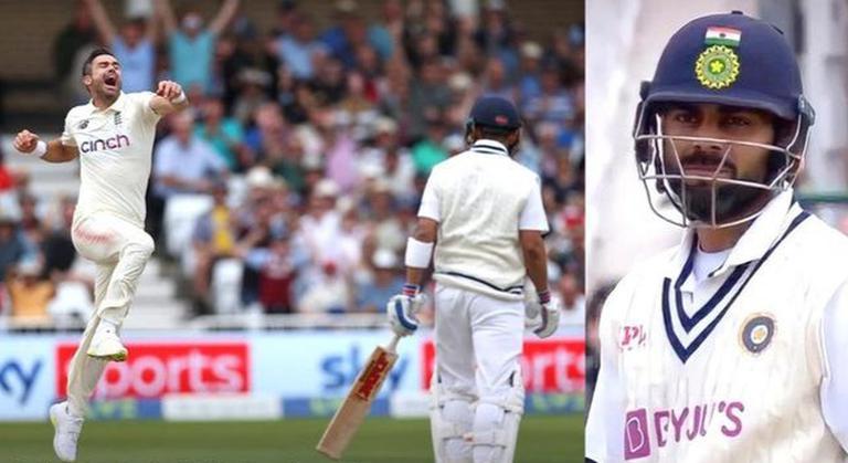 टेस्ट क्रिकेट में सातवीं बार एंडरसन का शिकार बने कोहली
