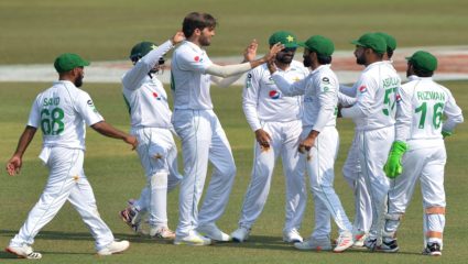 पहला टेस्ट: पाकिस्तान ने बांग्लादेश को आठ विकेट से हराया, सीरीज में 1-0 की बढ़त