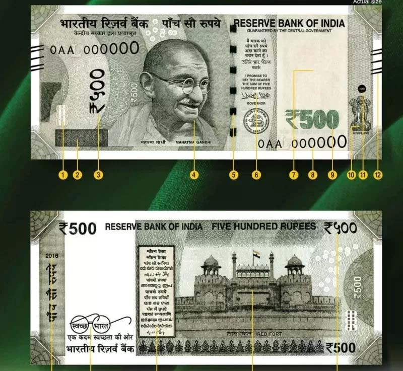 नोटबंदी के 6 साल बाद भी जाली नोटों का चलन बेलगाम, सबसे ज़्यादा जाली नोट 500 रुपए के