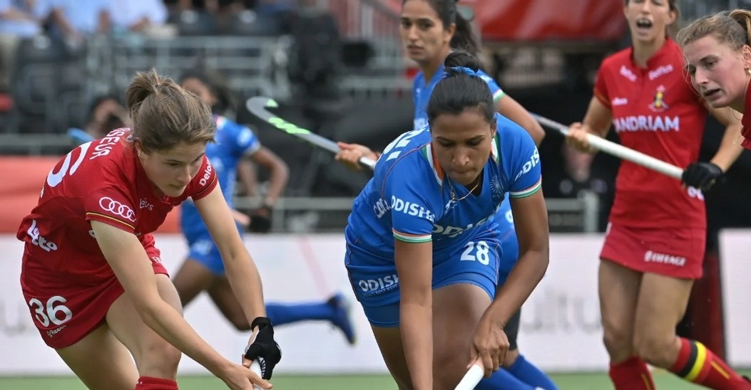 बेल्जियम ने भारतीय महिला हॉकी टीम को 2-1 से मात दी