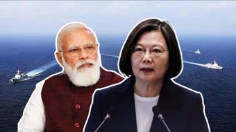 चीन के साथ तनाव के बीच समर्थन के लिए ताइवान ने भारत का आभार जताया