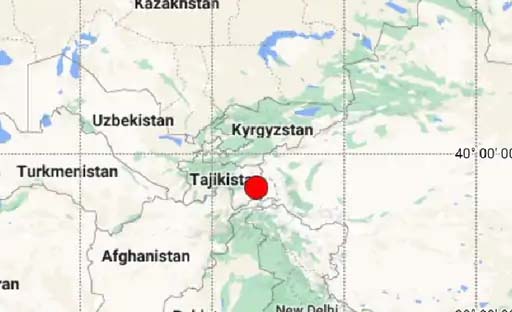 अफगानिस्तान और ताजिकिस्तान में 6.8 तीव्रता का भूकंप, चीन से सटे इलाकों तक असर