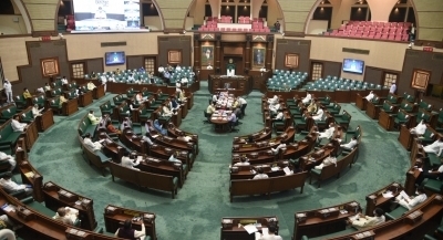 MP विधानसभा में नर्सिंग घोटाले पर हंगामा:मंत्री विश्वास सारंग को बर्खास्त करने की मांग