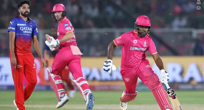 राजस्थान ने आरसीबी को छह विकेट से हराया, बैंगलुरु की तीसरी हार, बटलर का शतक