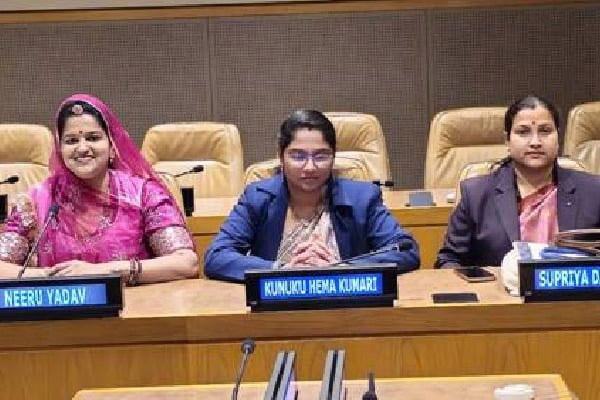 भारत की महिला पंचायत नेताओं की प्रेरक आवाजें संयुक्त राष्ट्र सम्मेलन में गूंजीं