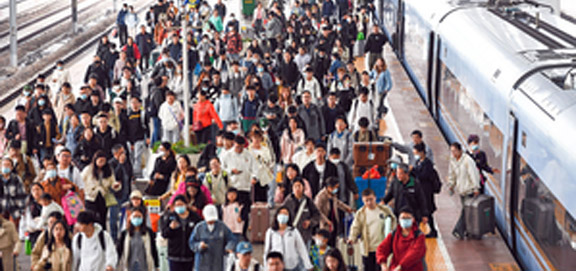 चीनी रेलवे के जरिए 1.865 करोड़ यात्री करेंगे सफर