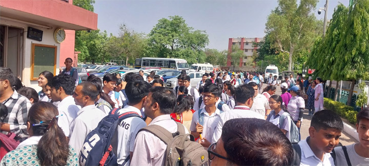 जयपुर के 56 स्कूलों को बम से उड़ाने की धमकी
