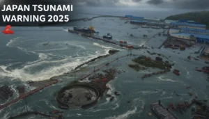 जापान सुनामी चेतावनी 2025