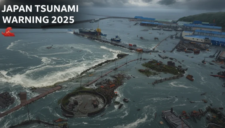 जापान सुनामी चेतावनी 2025